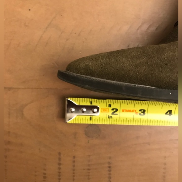 Circus by Sam Edelman Harley Olive or Moss Green Suede Ankle Boots - Picture 11 of 13